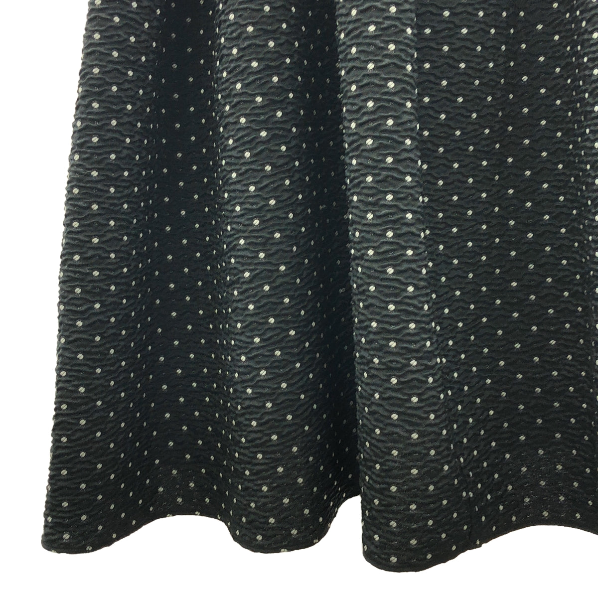 Bluelea / ブルレア | Dot Jacquard suspenders skirt ジャガード サスペンダー スカート | S | レディース