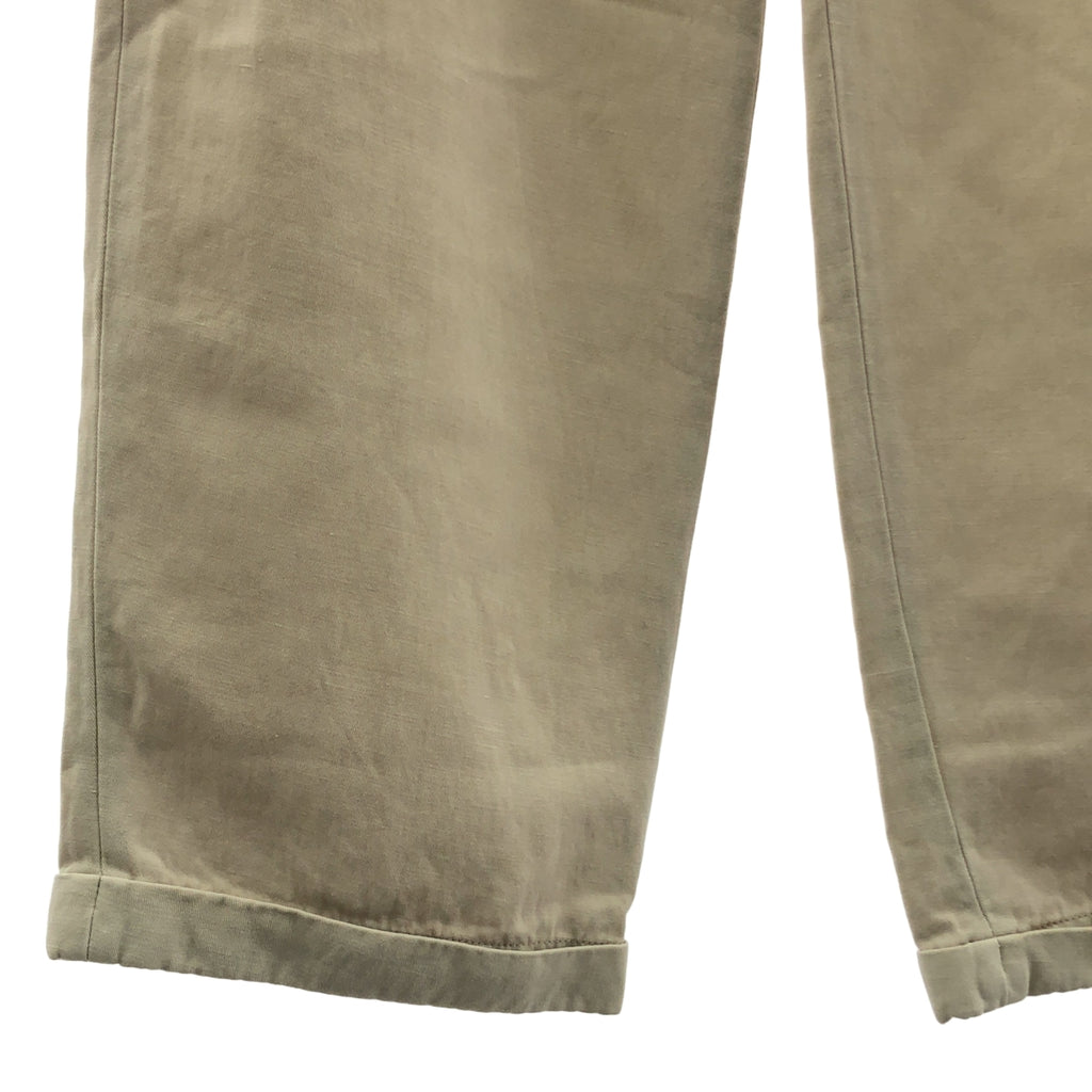 FARAH / ファーラー | 2023SS | Three-Tuck Wide Pants Twill 3タック ワイド ツイル パンツ | W30 L30 | ベージュ | メンズ