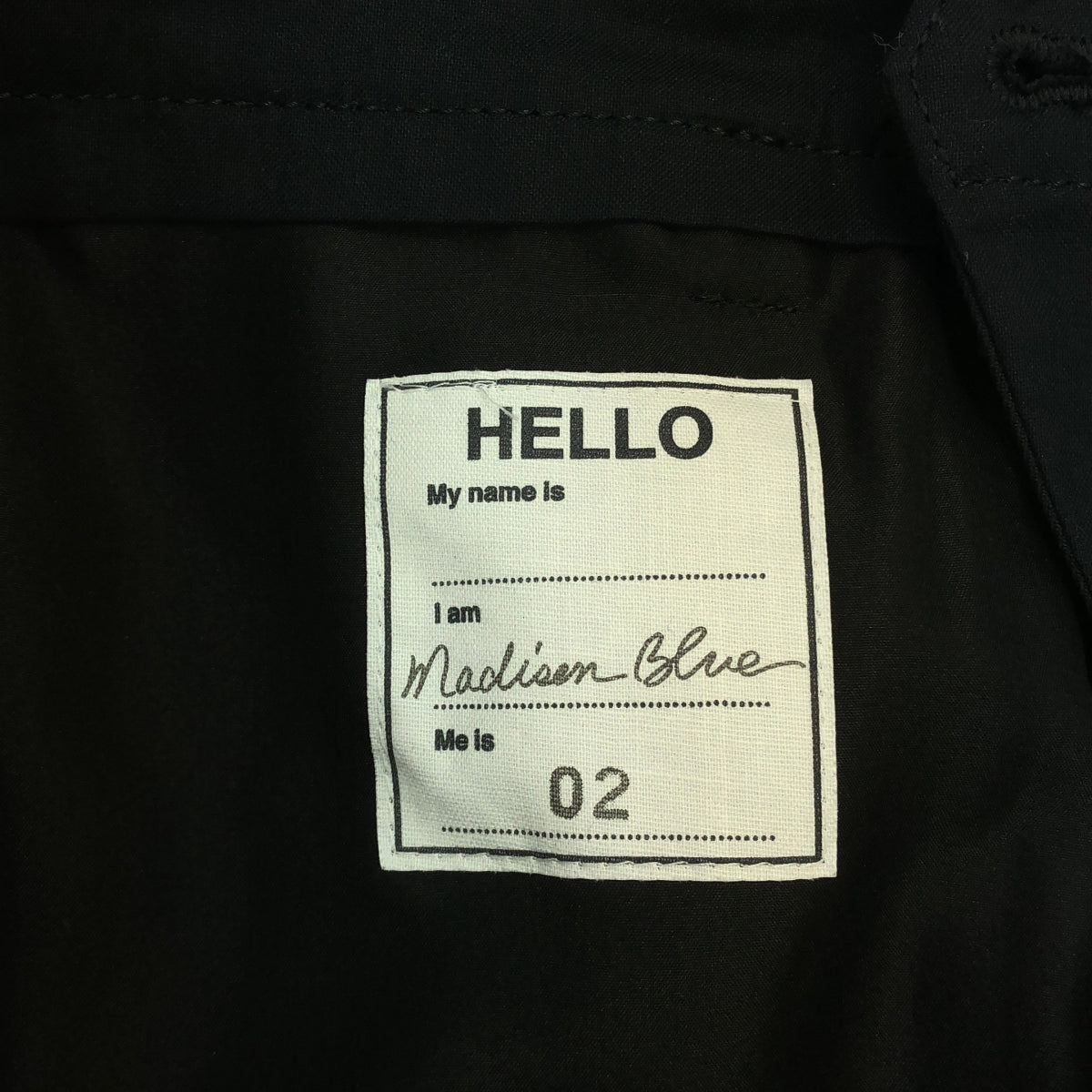 [狀況良好] 麥迪遜藍 |喇叭褲 | 02（男）|黑色 |女性的