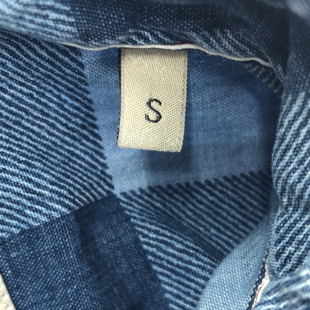 ORIAN / 오리안 | 코튼 체크 셔츠 | S | 블루 | 남성