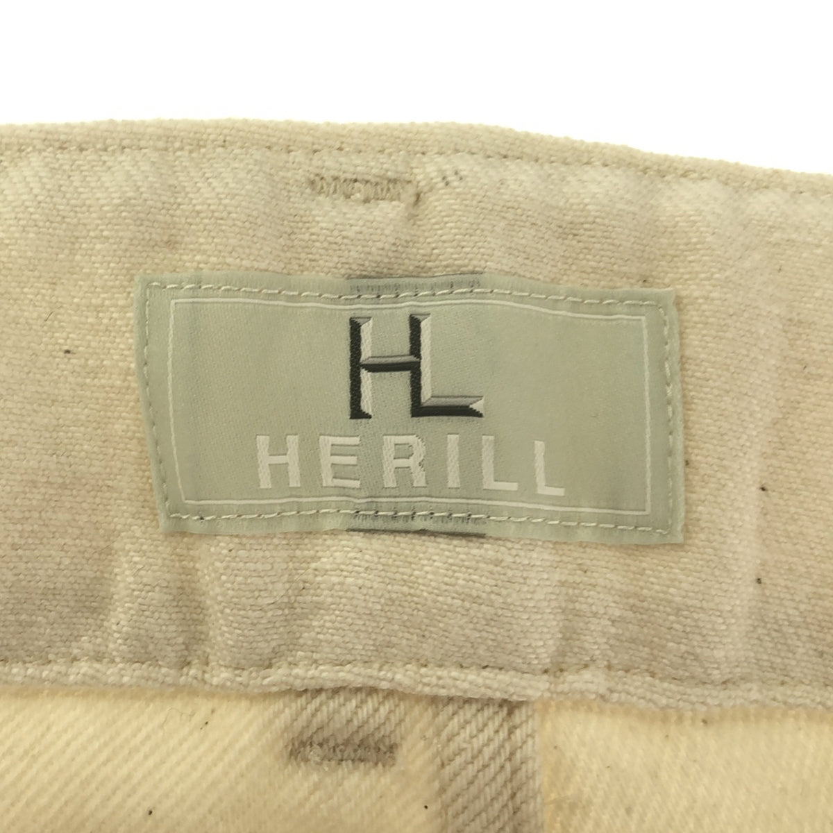 [Good Condition] HERILL | 2022SS | HL Denim Cargoshorts | 0 | Natural | Women's