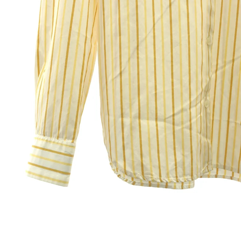 DRIES VAN NOTEN / 드리스 반 노튼 | 코튼 스트라이프 빅 칼라 셔츠 블라우스 | 34 | 여성