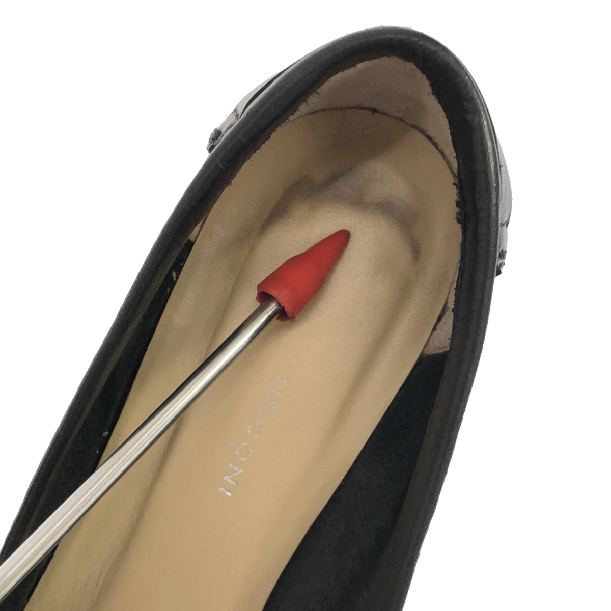 Fabio Rusconi / ファビオルスコーニ | バイカラー ヒール ローファー | 36 | ブラック / ホワイト | レディース