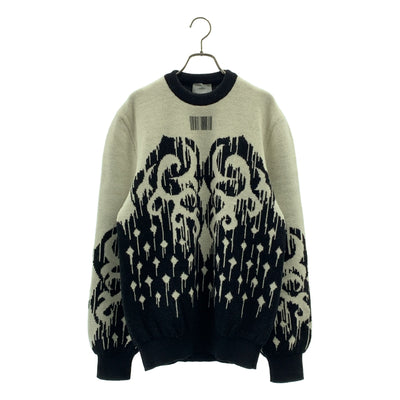 VTMNTS / ヴィティーエムエヌティーエス | BARCODE SLAVIC SWEATER クルーネック ニット | S | メンズ