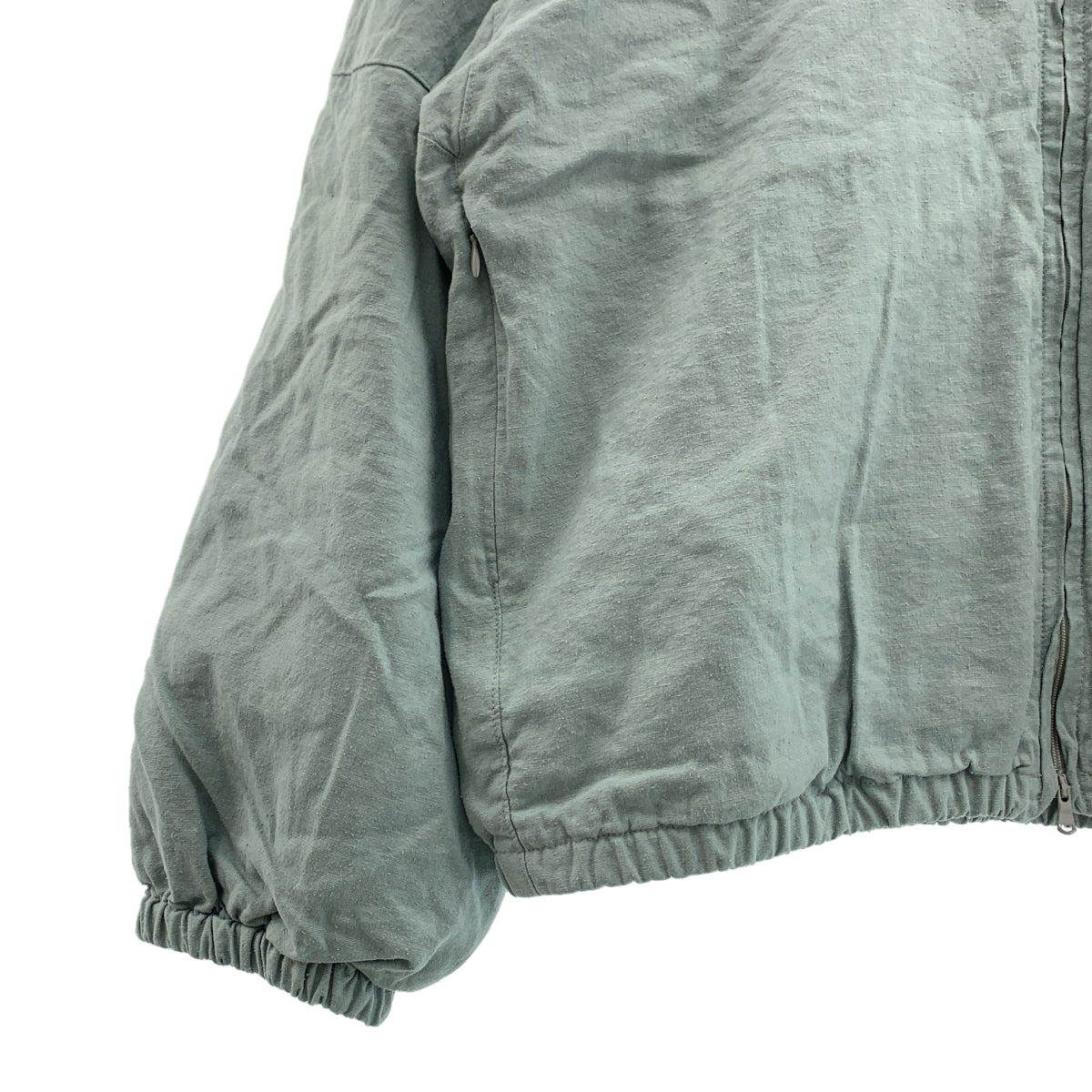 ANCELLM / 안세루무 | SILK NEP KIMONO BLOUSON / 실크 린넨 네프 오버 재킷 블루존 / 메쉬 총 안감 | 2 | 남성