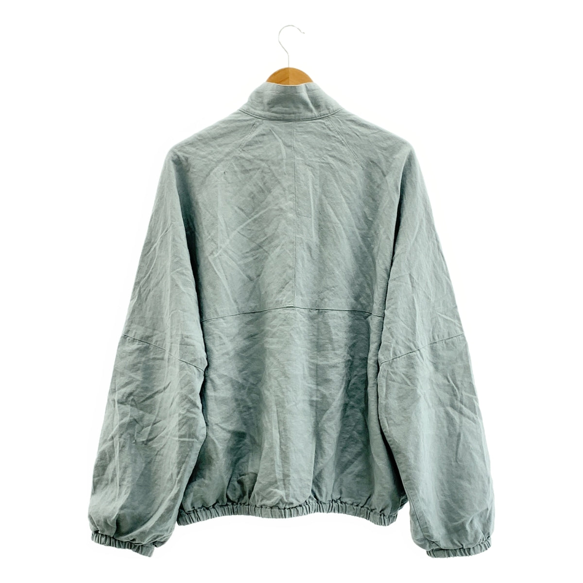 ANCELLM / 안세루무 | SILK NEP KIMONO BLOUSON / 실크 린넨 네프 오버 재킷 블루존 / 메쉬 총 안감 | 2 | 남성