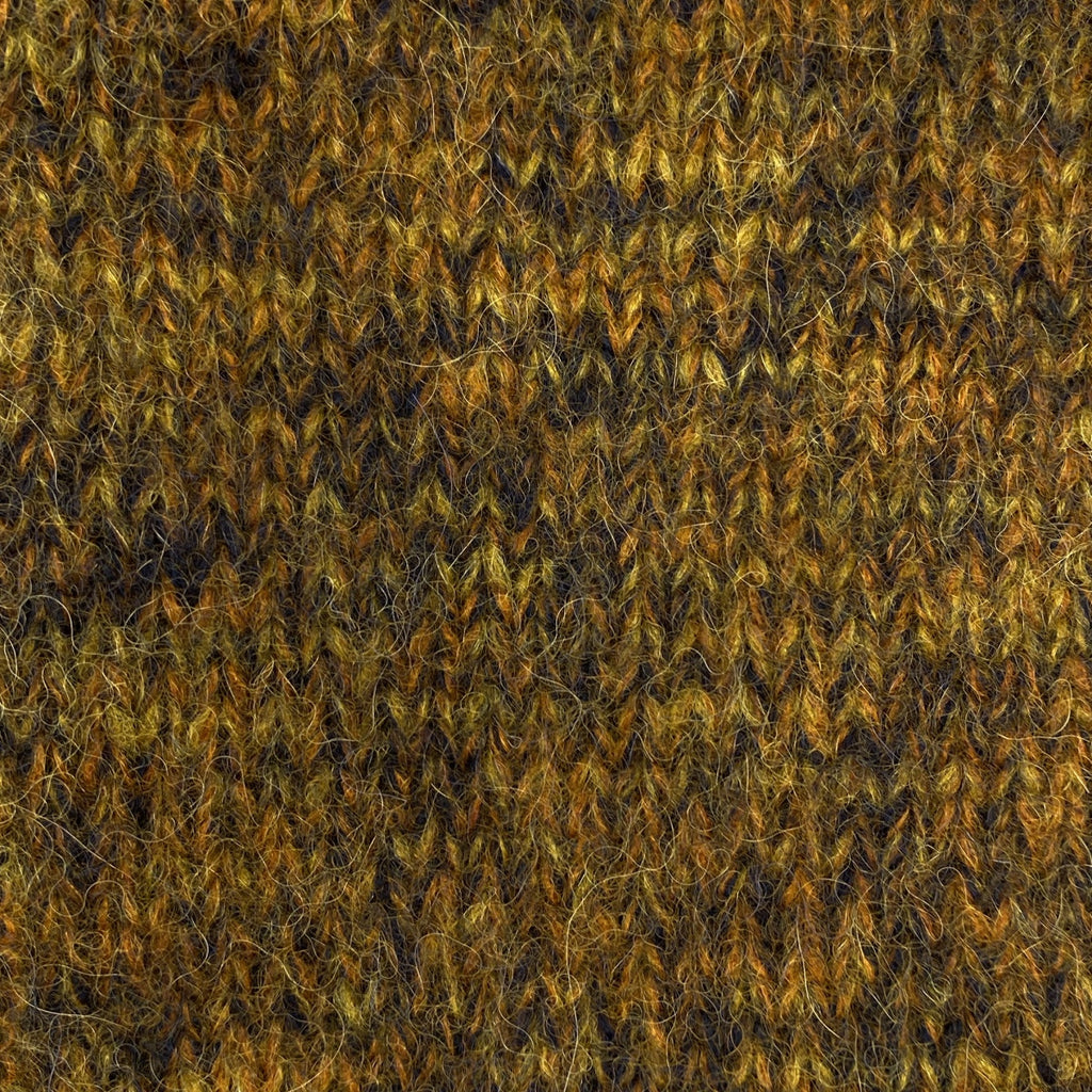 POLYPLOID / 폴리프로이드 | KNIT CARDIGAN / 믹스 울 돼지 가죽 가죽 팔꿈치 패치 니트 카디건 | 3 | 남성