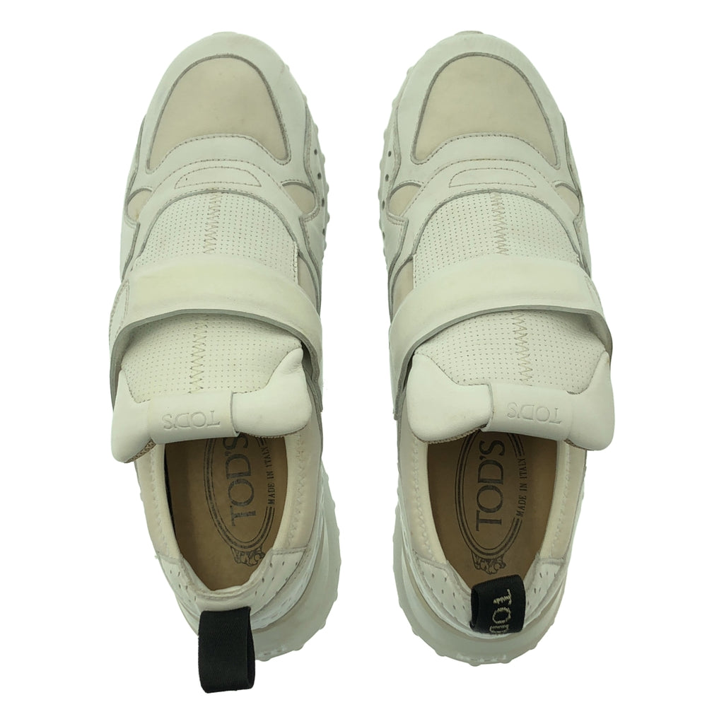 TOD'S | 皮革魔鬼氈老爹鞋 | 37碼 | 白色 | 女款