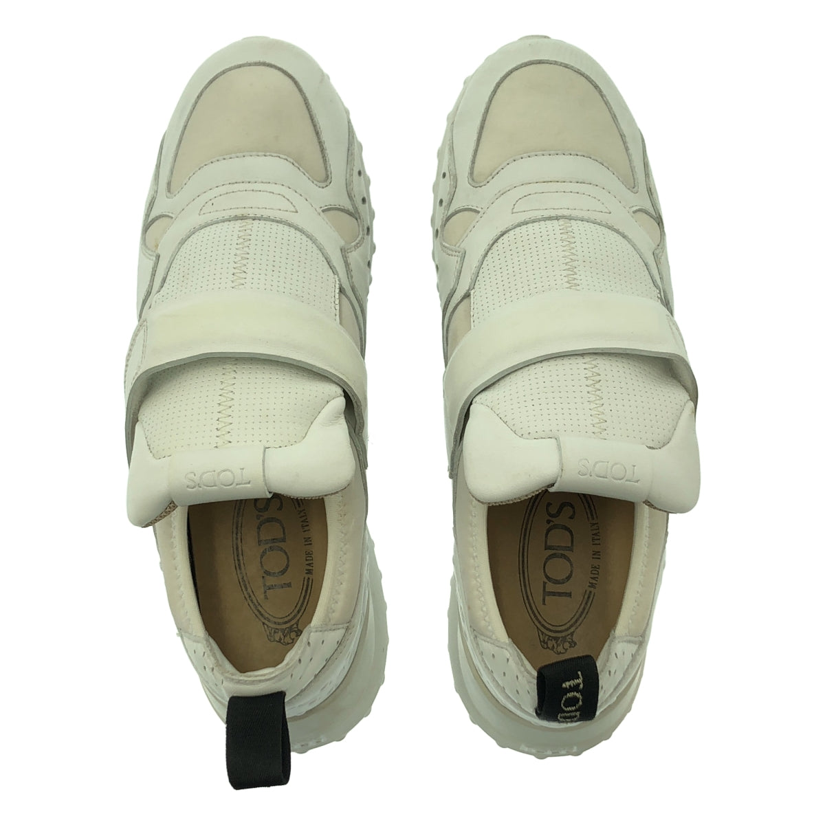 TOD'S | 皮革魔鬼氈老爹鞋 | 37碼 | 白色 | 女款