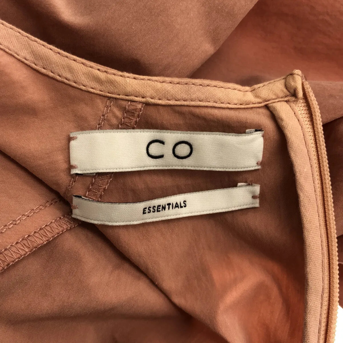 CO ESSENTIALS / コー エッセンシャルズ | コットンティアードギャザーワンピース | ピンク | レディース