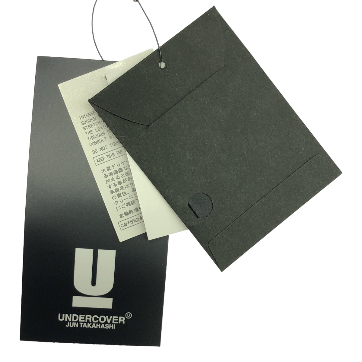 【美品】  UNDER COVER  / アンダーカバー | UCT9204 / 牛革 レザースリーブ ダウンジャケット | 2 | black | メンズ