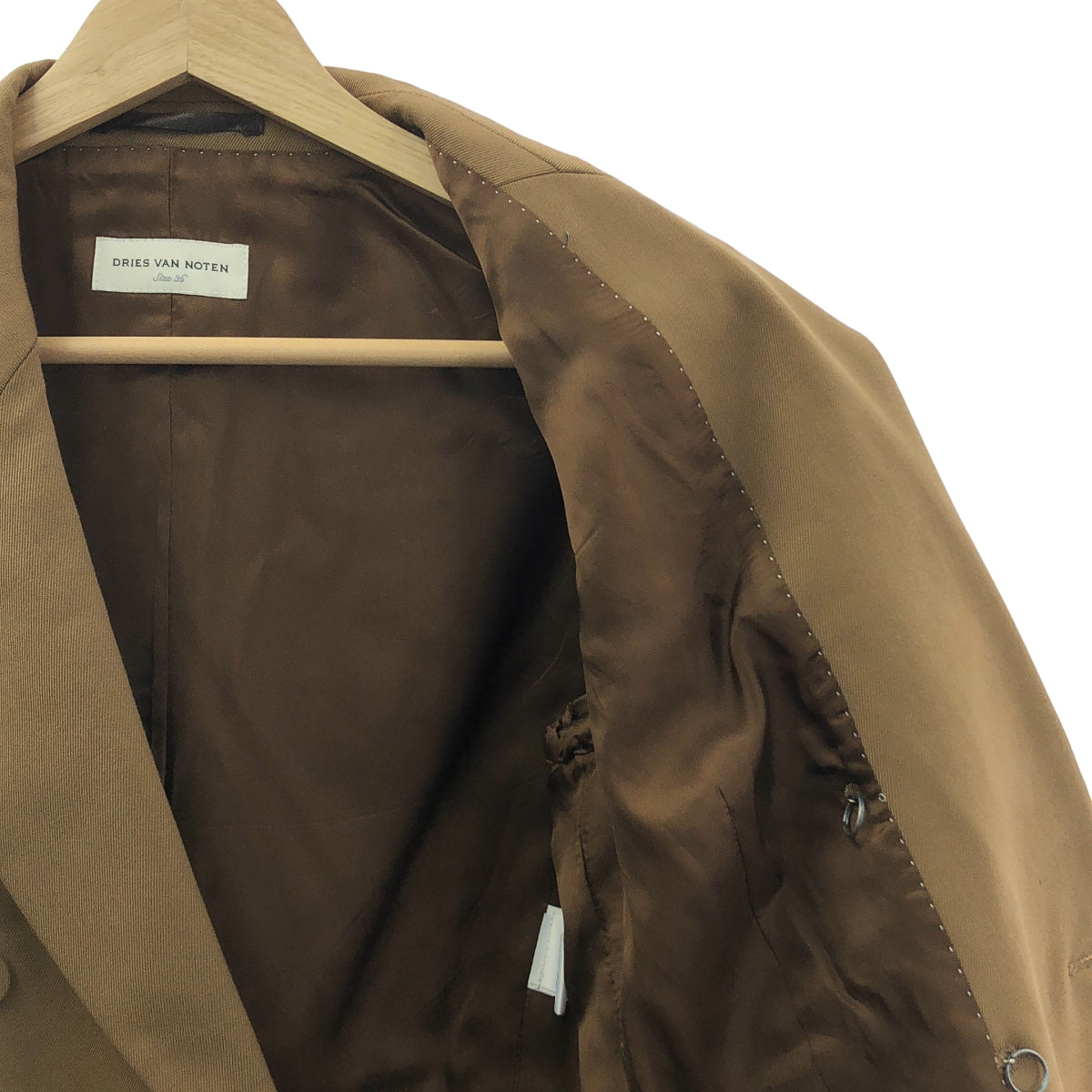 德賴斯·範諾頓 |羊毛翻領外套 |尺寸 36 |