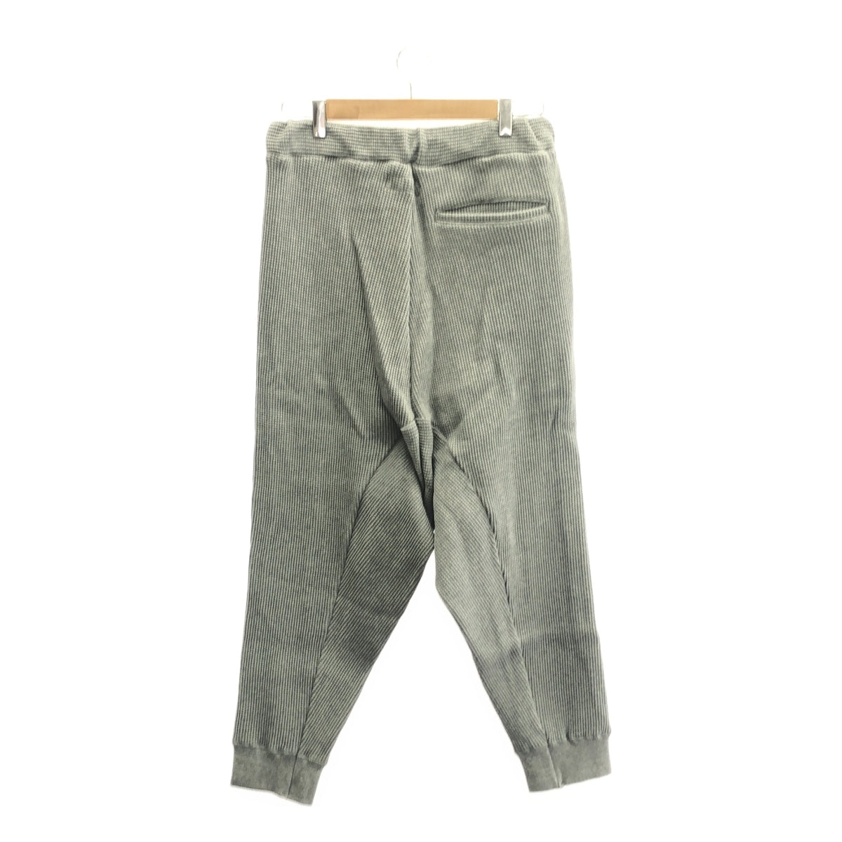 [New] prasthana / Prasthana | Heavy waffle drop crotch pants | Pants | M | Gray | Men's