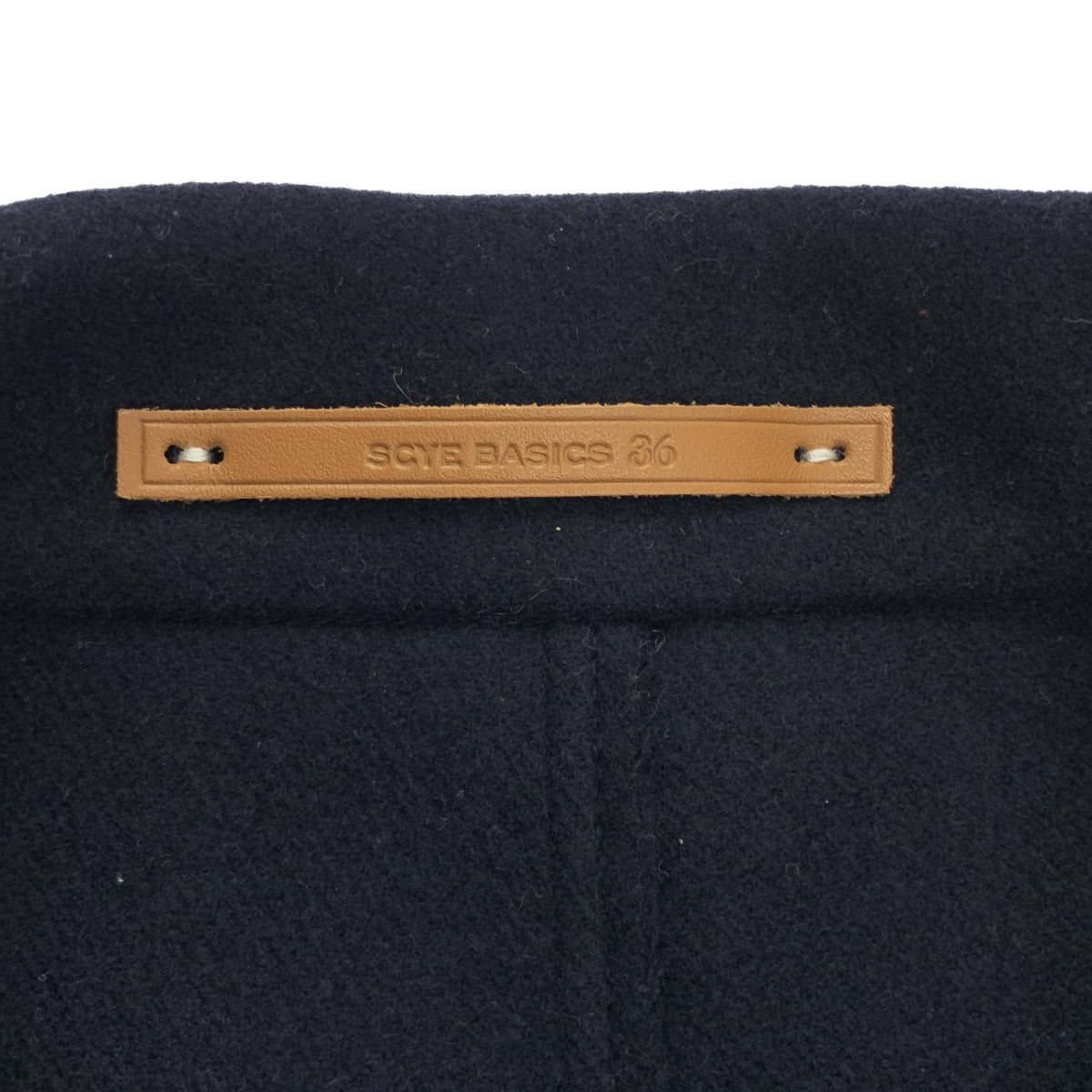 scye basics | 羊毛羊絨麥爾登呢工程師大衣 | 尺寸 36 | 男款