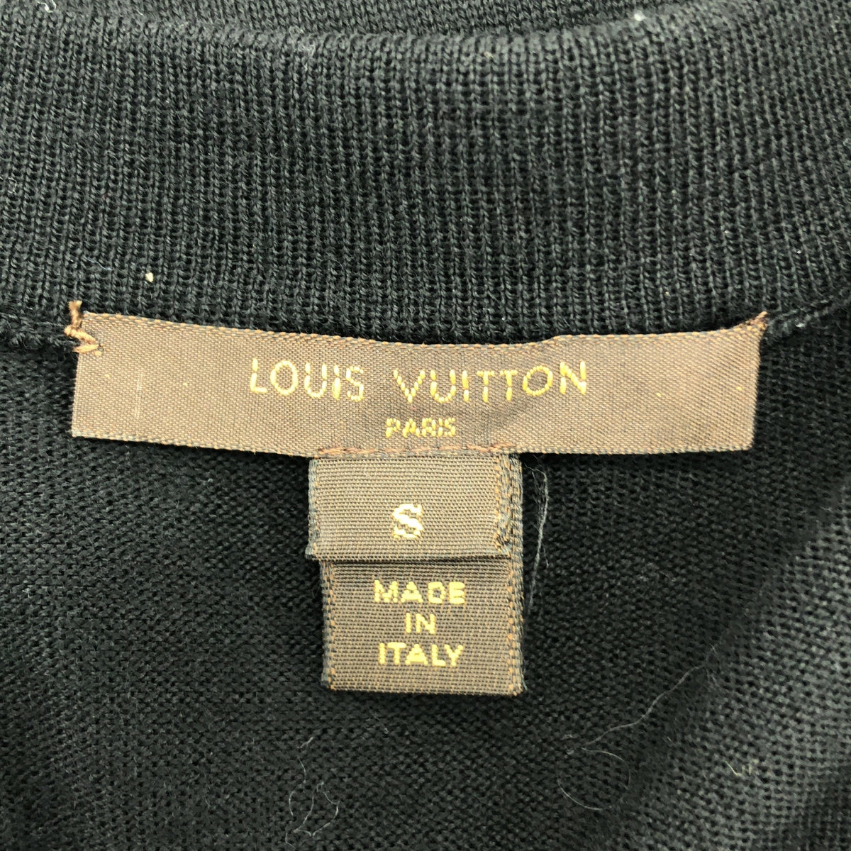 Louis Vuitton / ルイヴィトン | ウール ワンポイントロゴ ニット セーター | S | レディース