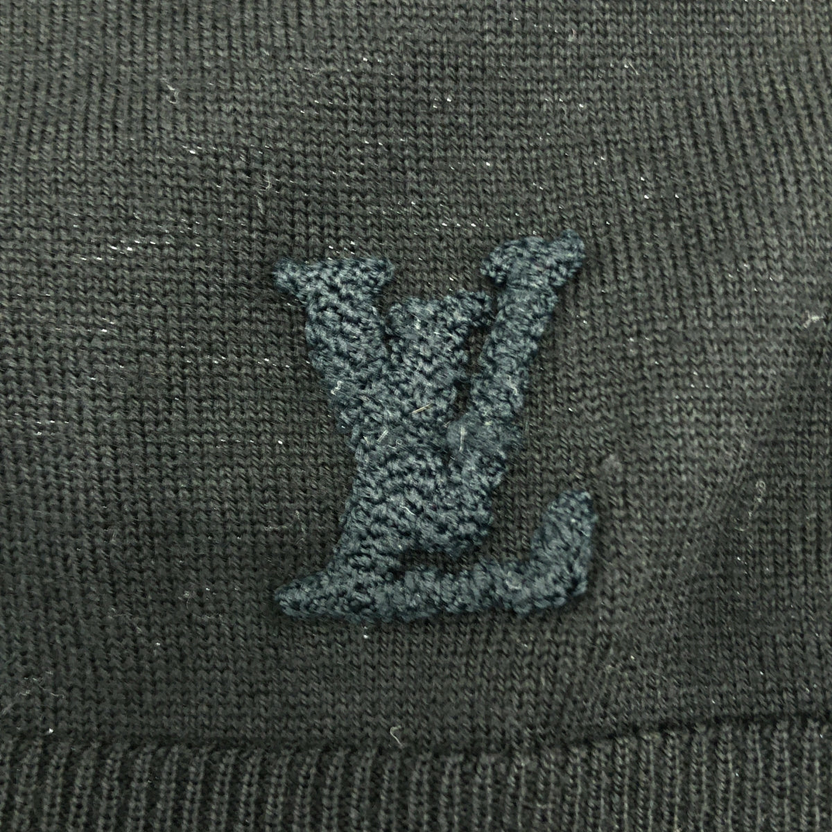 Louis Vuitton / ルイヴィトン | ウール ワンポイントロゴ ニット セーター | S | レディース