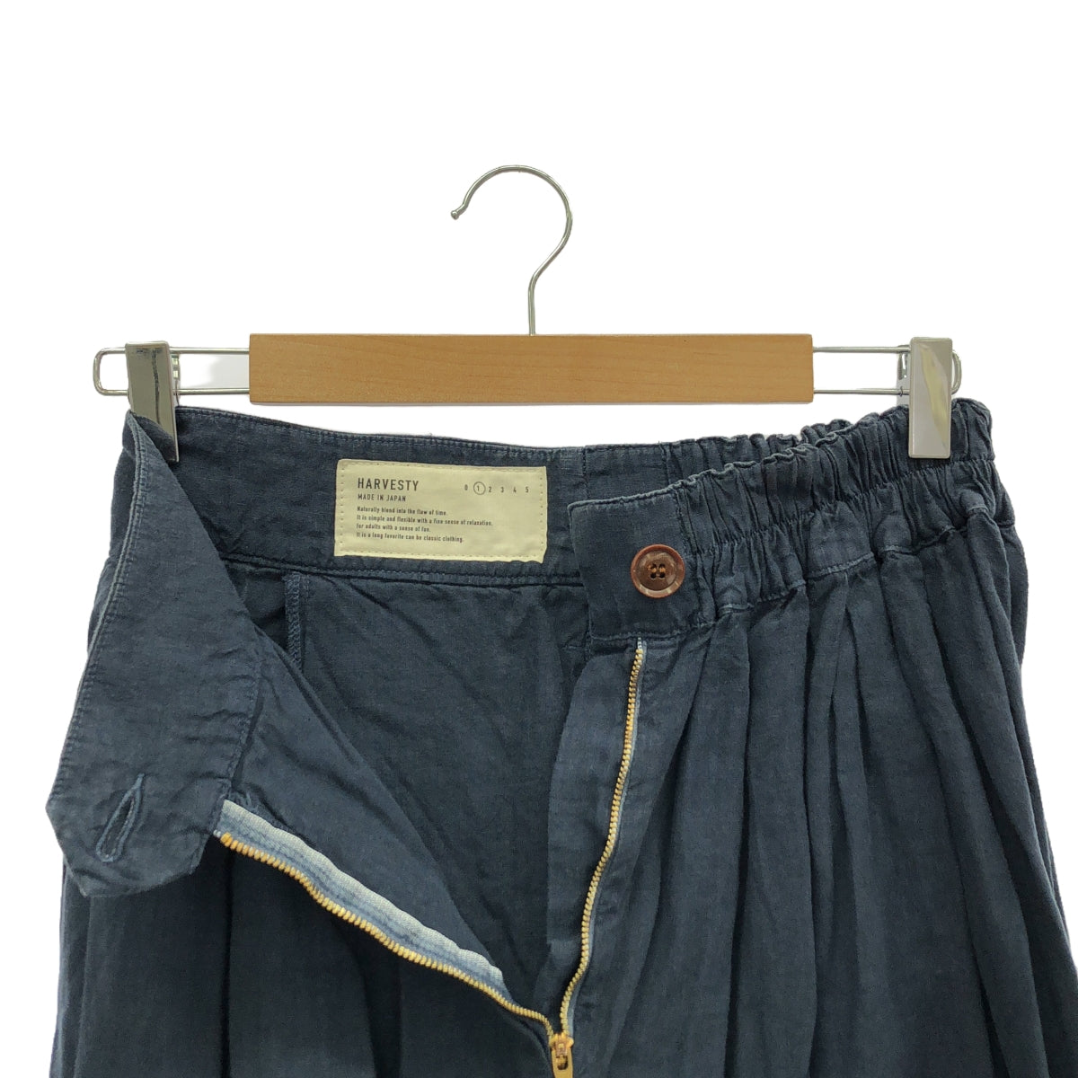 HARVESTY | Linen Circus Culottes | 1 | Navy | Women's