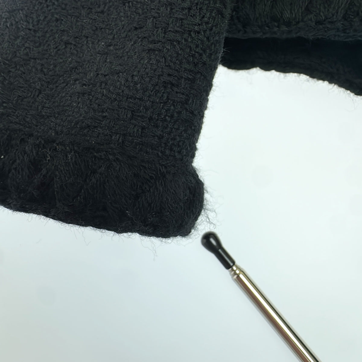 SAINT LAURENT PARIS / サンローランパリ | 2022 | ダイヤモンド エンボス ツイード ショート ジャケット | F36 | ブラック | レディース