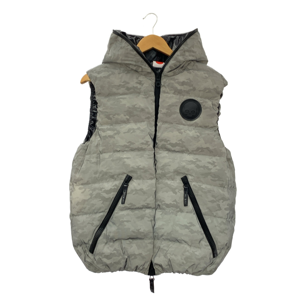 DUVETICA | HYDROGEN迷彩連帽羽絨背心 | 50碼 |