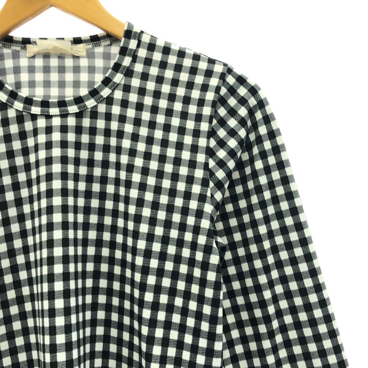 COMME des GARCONS | 2013AW | Gingham check cotton cut and sew | S | Women's