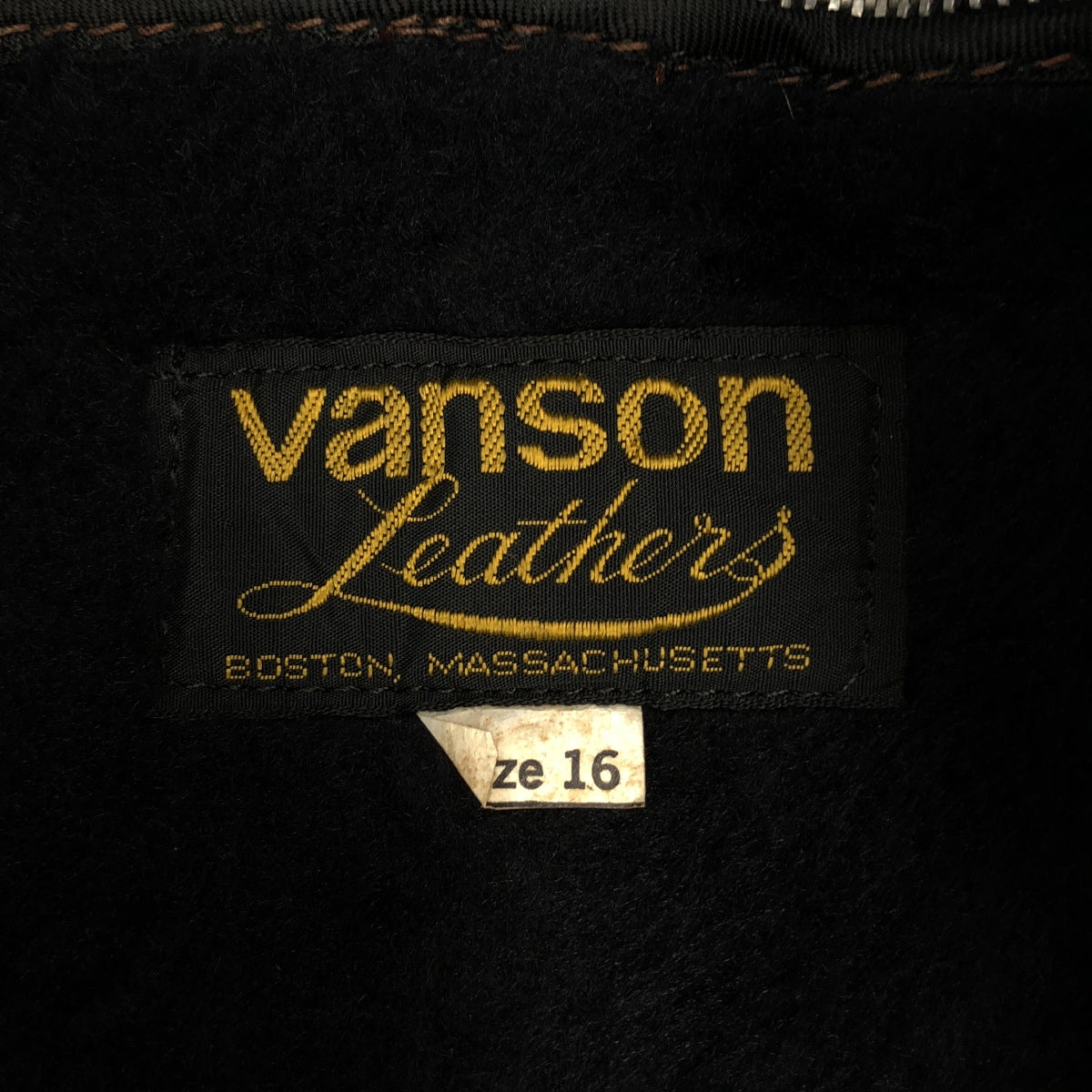 VANSON / バンソン | 70s～80s ヴィンテージ 黒タグ ライナー付き シングル ライダースジャケット | 16 | ブラウン | レディース