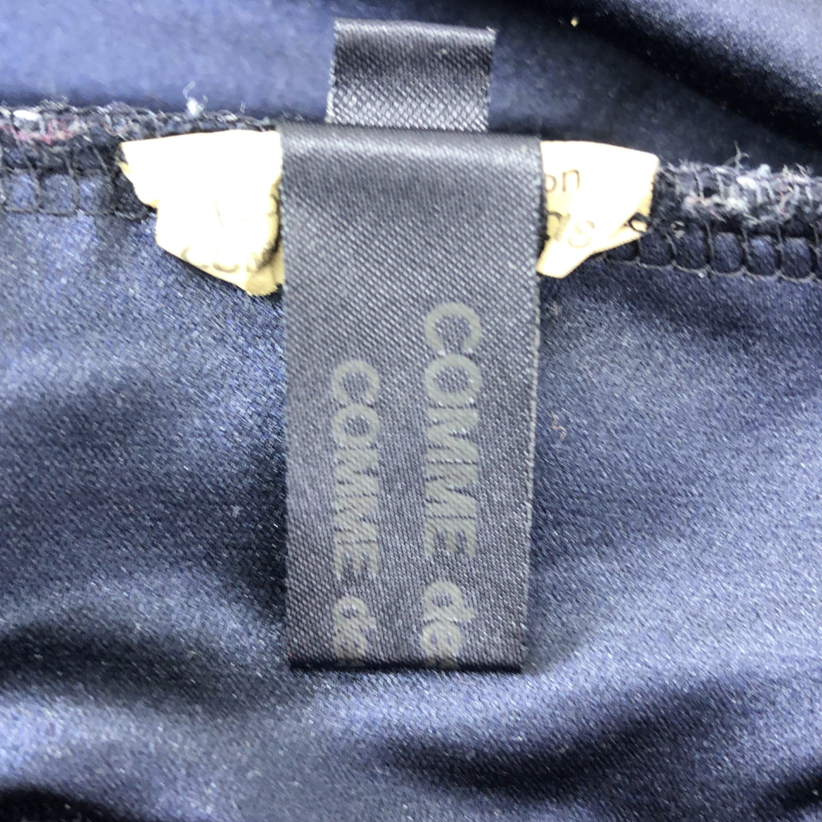 COMME des GARCONS COMME des GARCONS / 콤콤 | 2018AW | 제품 가공 컷 아웃 매달아 점퍼 스커트 | S | 네이비 | 여성