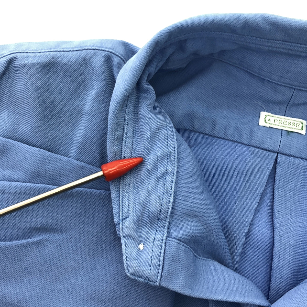 A.PRESSE / A.PRESSE | BD Shirt / Button-down overshirt | 2 | Blue | Men's