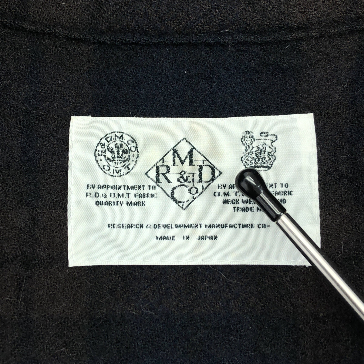 R&D.M.Co / オールドマンズテーラー | ウール チェック シャツ ワンピース | ダークブラウン/ネイビー | レディース