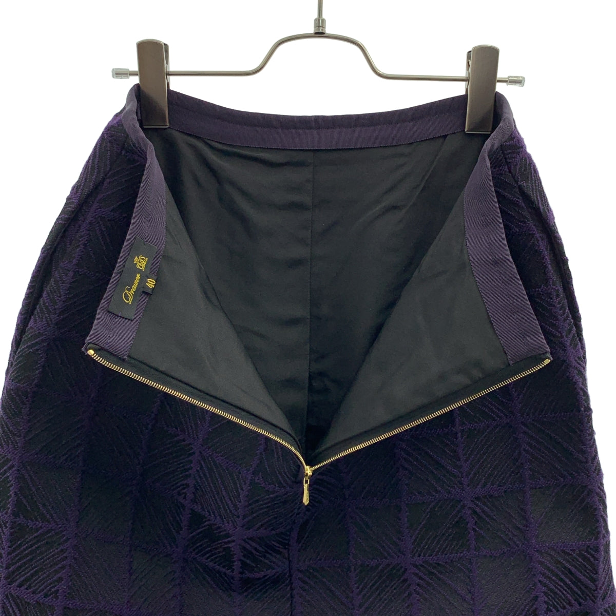 Drawer | 紋路提花箱型半身裙 | 40碼 | 女款