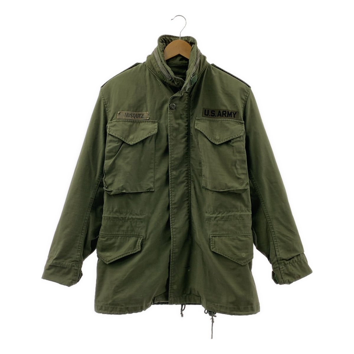 VINTAGE / 빈티지 헌 옷 | US ARMY 퀼팅 라이너 M-65 필드 재킷 | XS | 남성
