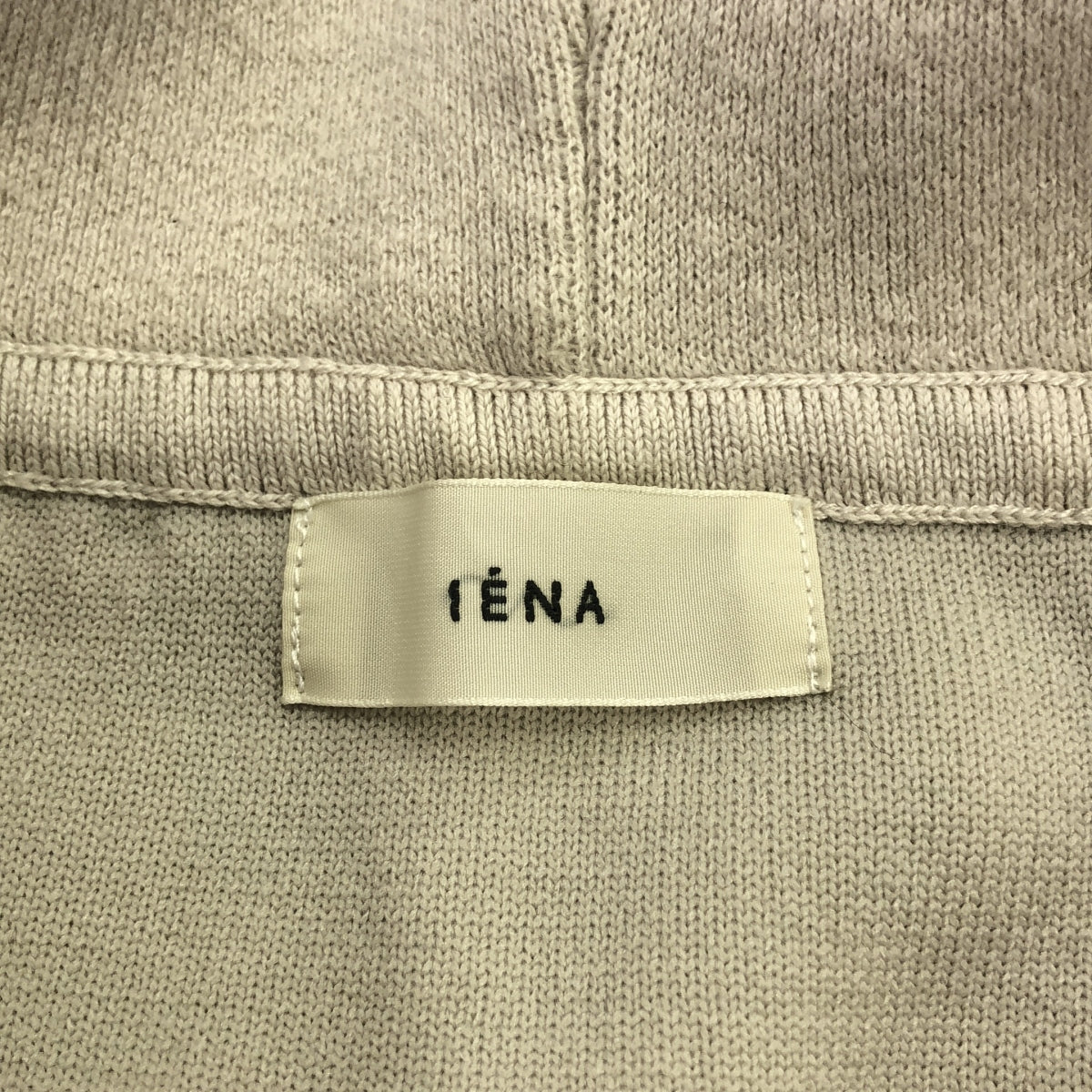 IENA / 예나 | 2024AW | 더블 페이스 지퍼 업 후디 캐시미어 혼합 후드 | F | 여성