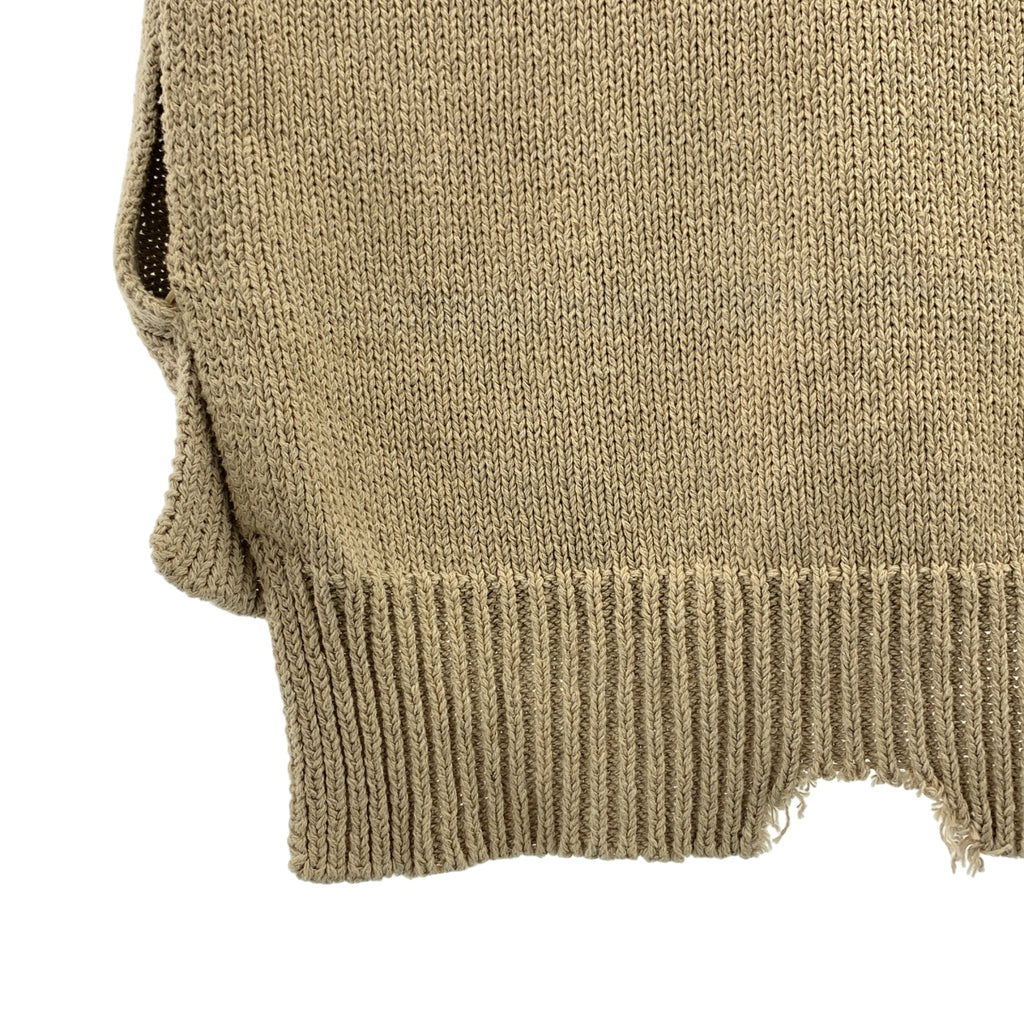 Maison Margiela / メゾンマルジェラ | 2022SS | コットンセルロースヘンプ ニットベスト | S | メンズ