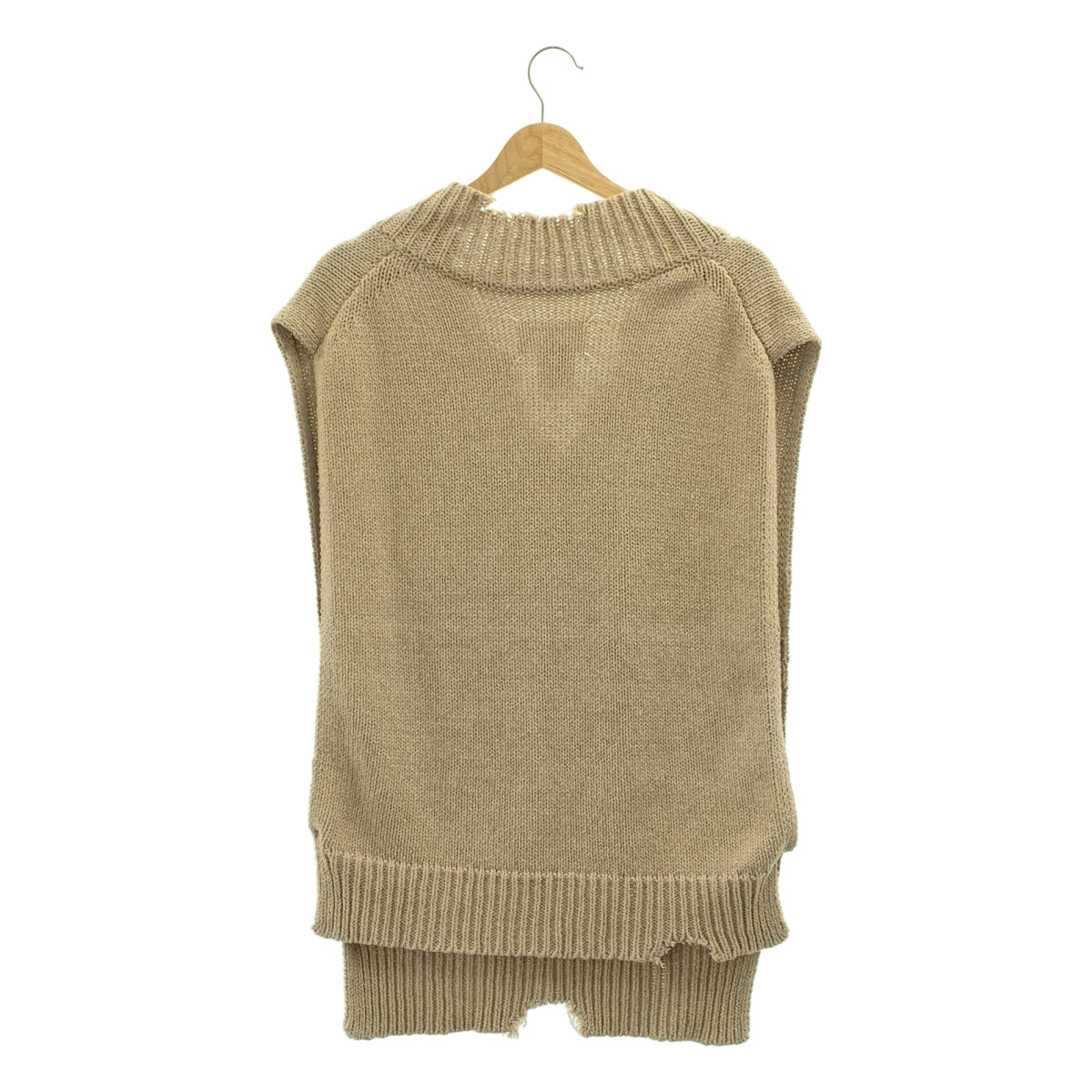 Maison Margiela / メゾンマルジェラ | 2022SS | コットンセルロースヘンプ ニットベスト | S | メンズ