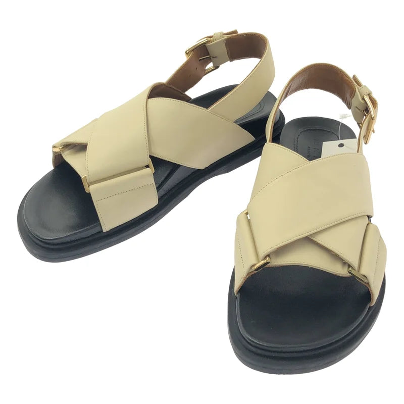 MARNI / マルニ | クリスクロス フスベット サンダル | 37 | レディース