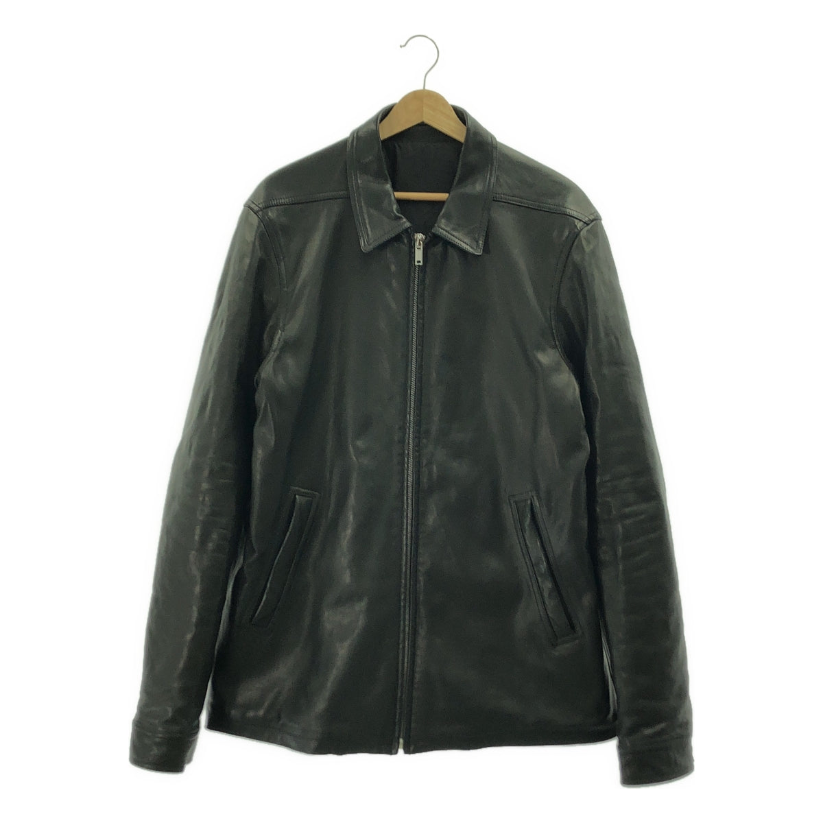 Rick Owens / リックオウエンス | 2023AW | BRAD JACKET レザー 中綿 ジャケット | 52 | メンズ