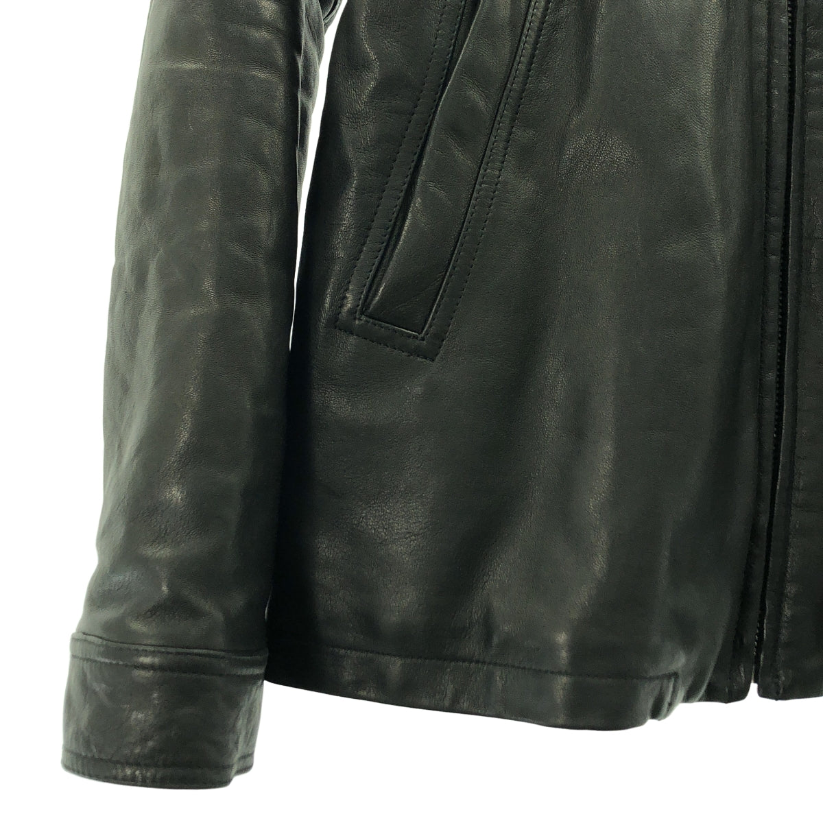 Rick Owens / リックオウエンス | 2023AW | BRAD JACKET レザー 中綿 ジャケット | 52 | メンズ