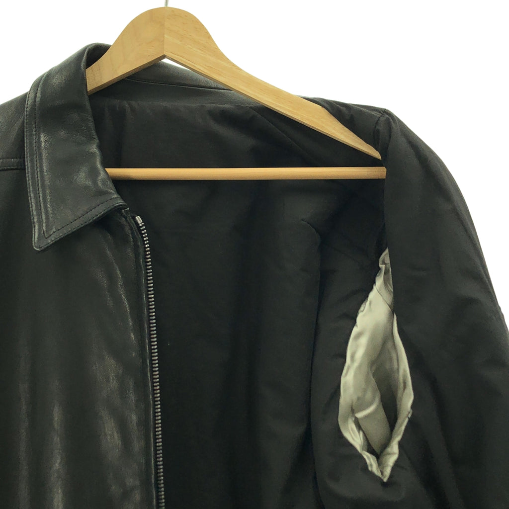 Rick Owens / リックオウエンス | 2023AW | BRAD JACKET レザー 中綿 ジャケット | 52 | メンズ