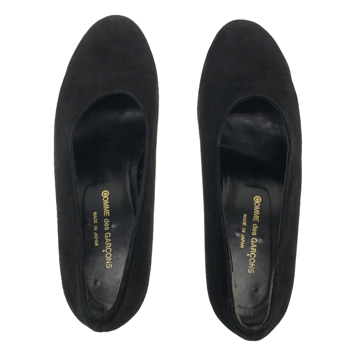 COMME des GARCONS | Aoyama Suede Leather Flat Shoes | 24 1/2 | Women's