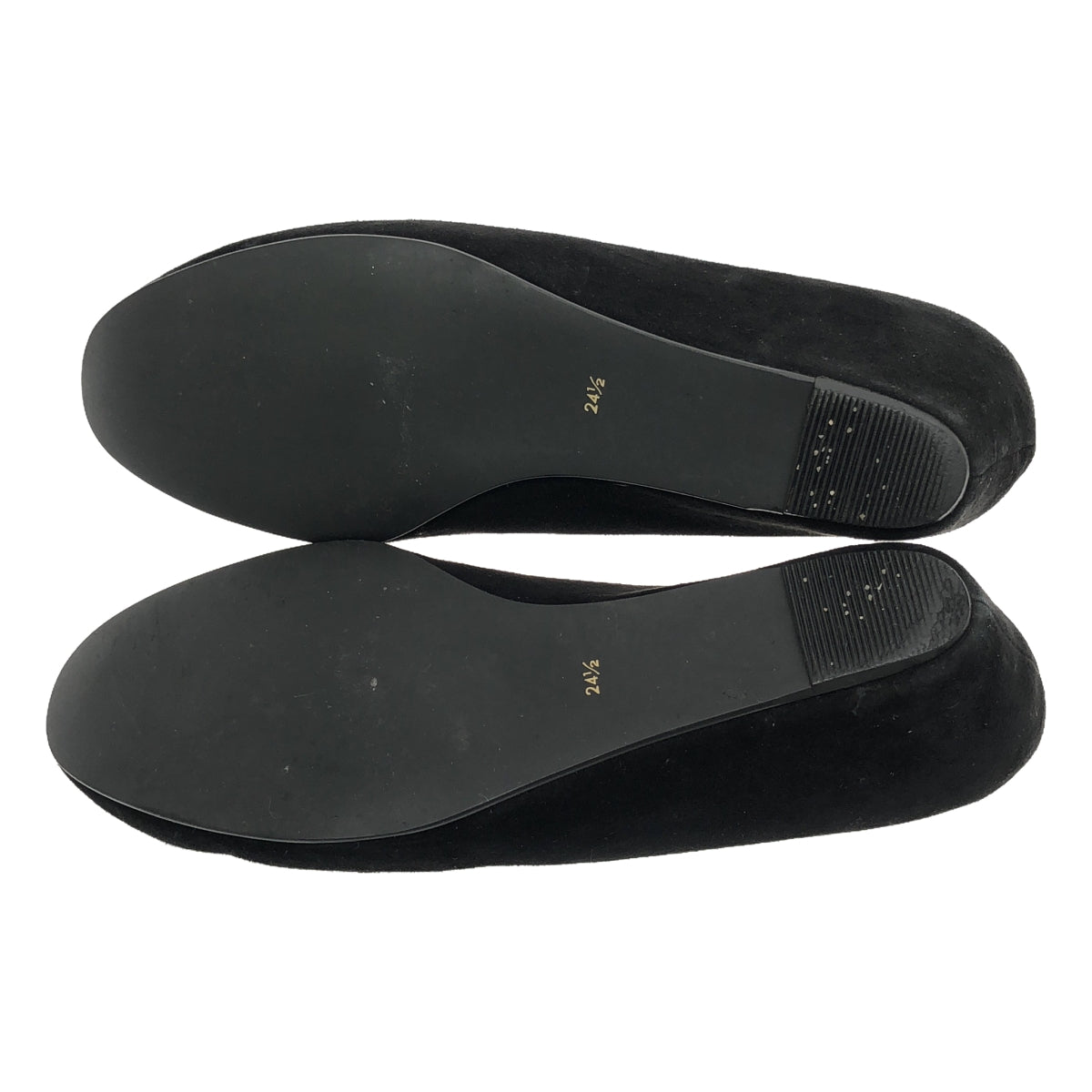 COMME des GARCONS | Aoyama Suede Leather Flat Shoes | 24 1/2 | Women's