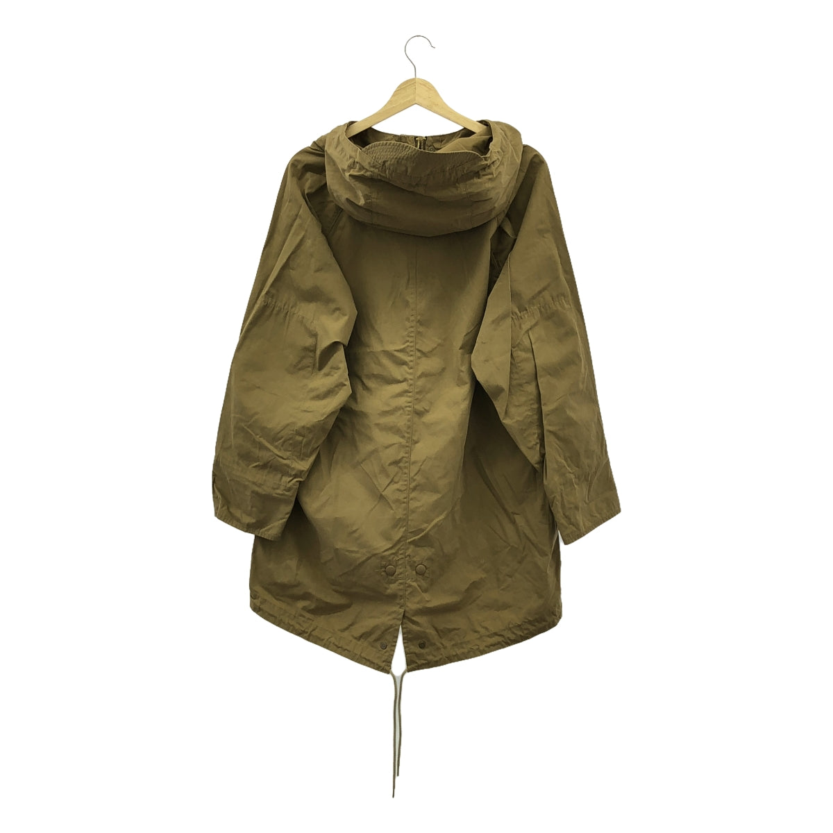 Deuxieme Classe / ドゥーズィエムクラス | Weather Smock Parka / ミリタリー スモックパーカー / アノラック フーディ | F | ベージュ | レディース