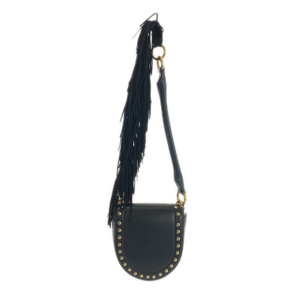 sacai | 零皮夾式兩用流蘇皮革肩背包 |