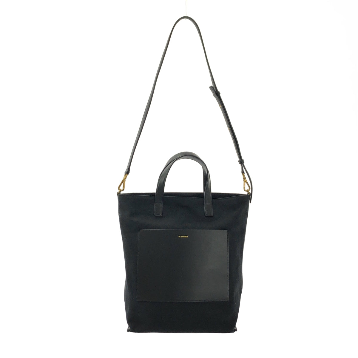 JIL SANDER | WANDER TOTE SM 兩用帆布和皮革單肩包 |