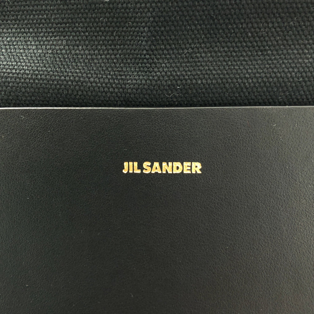 JIL SANDER | WANDER TOTE SM 兩用帆布和皮革單肩包 |