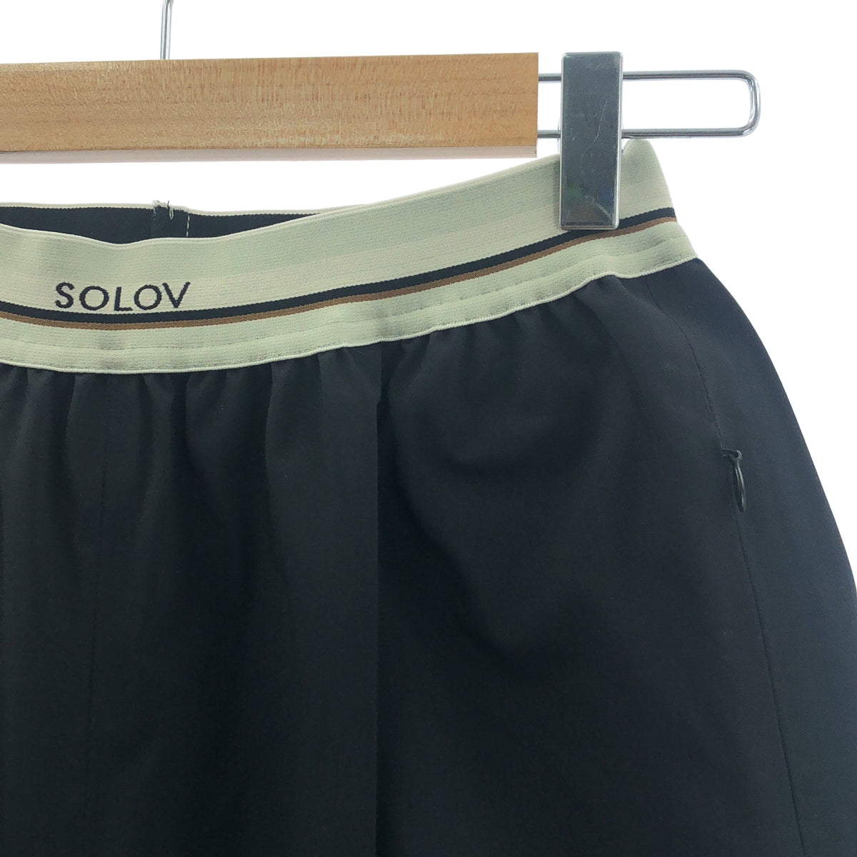【新品】  SOLOV / ソロヴ | 2024SS | WATERPROOF EASY TROUSERS ウォータープルーフ イージー トラウザーズ パンツ | 2 | ブラック | レディース