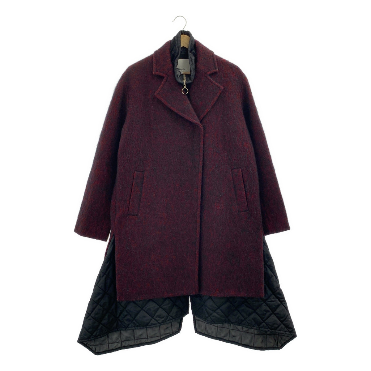 3.1 Phillip Lim / スリーワンフィリップリム | ウール アルパカ混 キルティング ドッキング レイヤード コート | S | メンズ