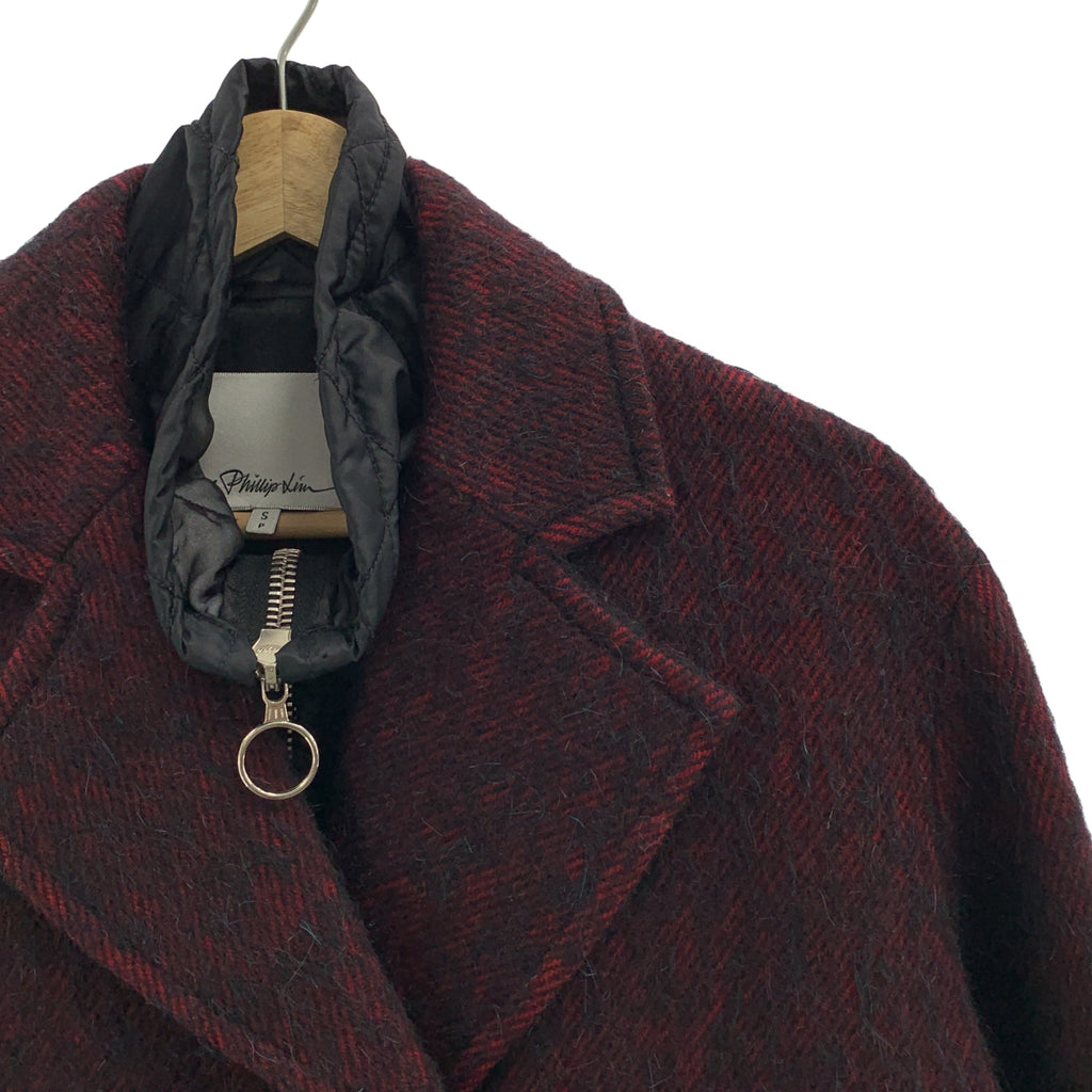 3.1 Phillip Lim / スリーワンフィリップリム | ウール アルパカ混 キルティング ドッキング レイヤード コート | S | メンズ