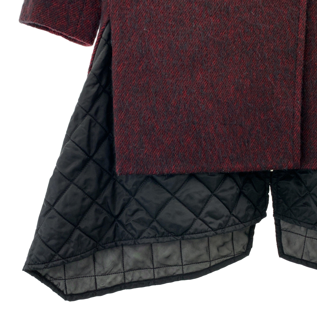 3.1 Phillip Lim / スリーワンフィリップリム | ウール アルパカ混 キルティング ドッキング レイヤード コート | S | メンズ