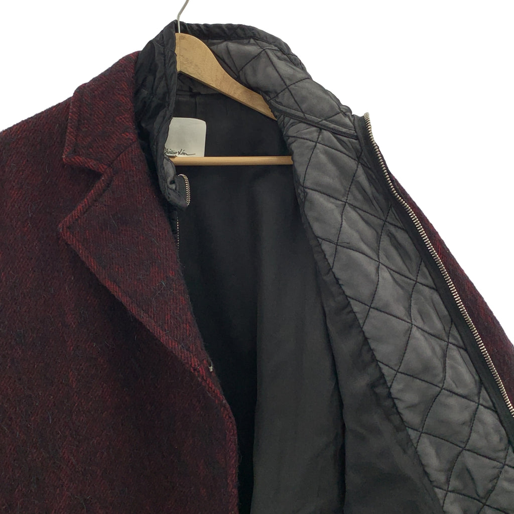 3.1 Phillip Lim / スリーワンフィリップリム | ウール アルパカ混 キルティング ドッキング レイヤード コート | S | メンズ