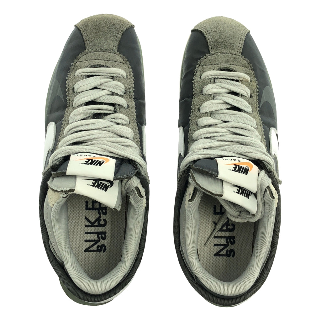 【미품】 sacai / 사카이 | 2022AW | × NIKE / 나이키 ZOOM CORTEZ SP 줌 코르테츠 스페셜 스니커즈 | 27.5 | 그레이 | 남성