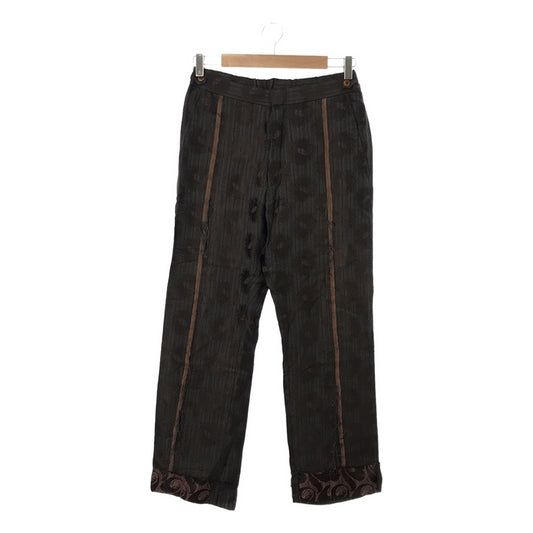 COMME des GARCONS HOMME PLUS | 2002AW | Cupra inside-out double adjuster pants | S | Gray/Brown | Men's